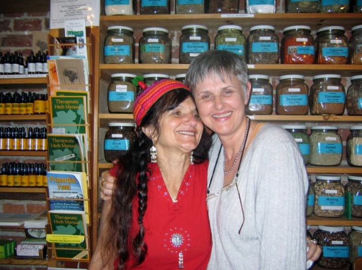 Rosemary Gladstar and current owner of Rosemary's Garden, Lena Moffat Wilson