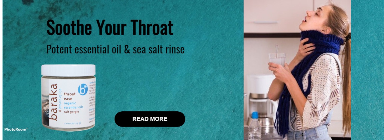 Baraka - seal salt rinse - soothe your throat