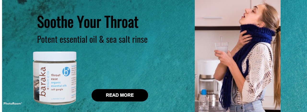 Baraka - seal salt rinse - soothe your throat